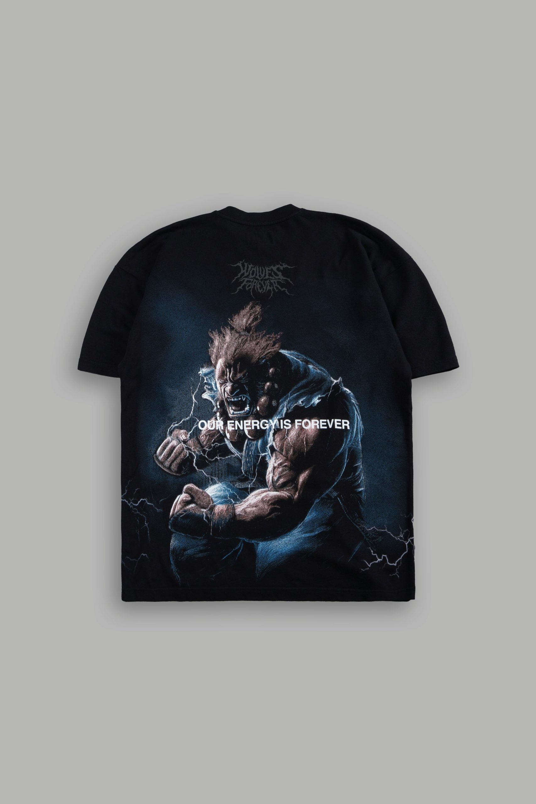 Darc Akuma Side By Side Series Premium Oversized Tee in Black