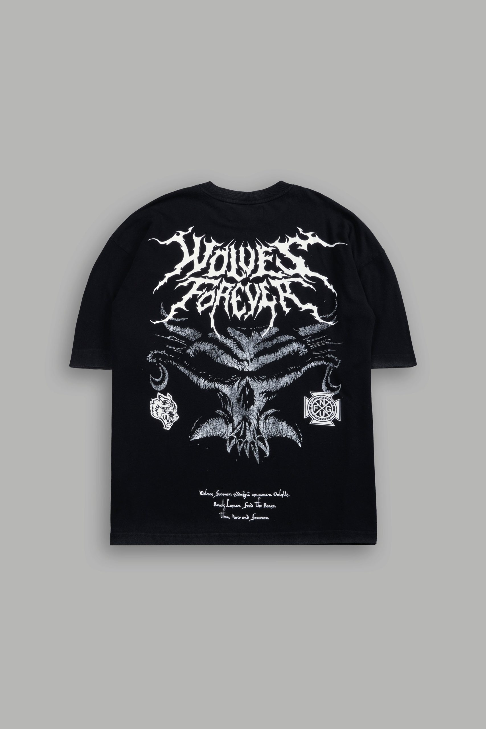 Feed the Beast Premium Oversized Tee in Black