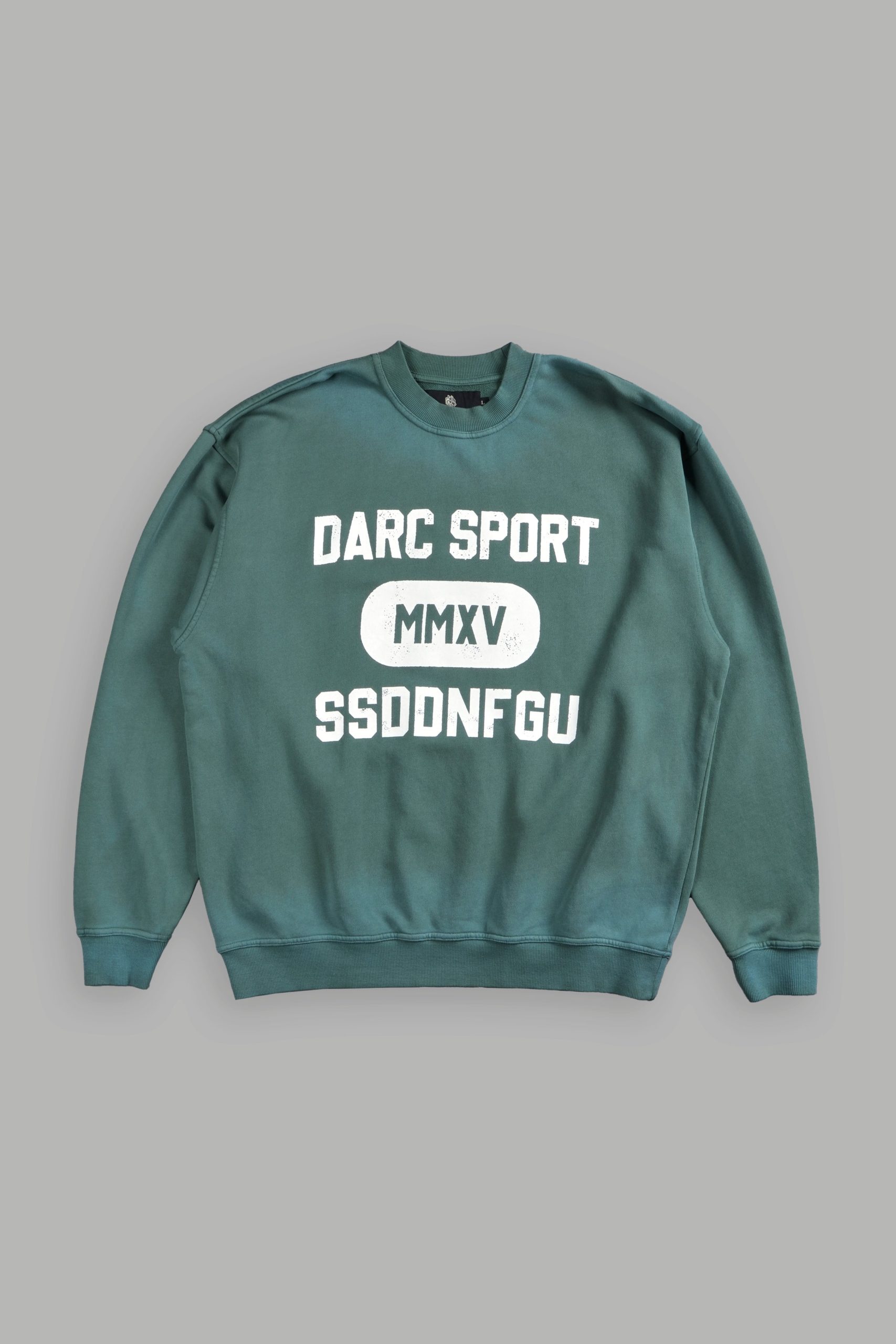 Wolves Forever London Unisex Crewneck in Hunter Green Driftwash