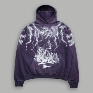 The Last Ride Pierce Hoodie in Phantom Purple Sun Fade