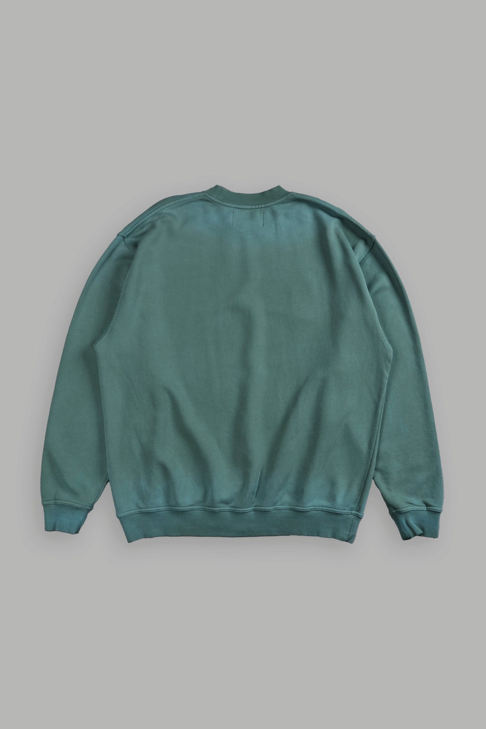 Wolves Forever London Unisex Crewneck in Hunter Green Driftwash - Image 3