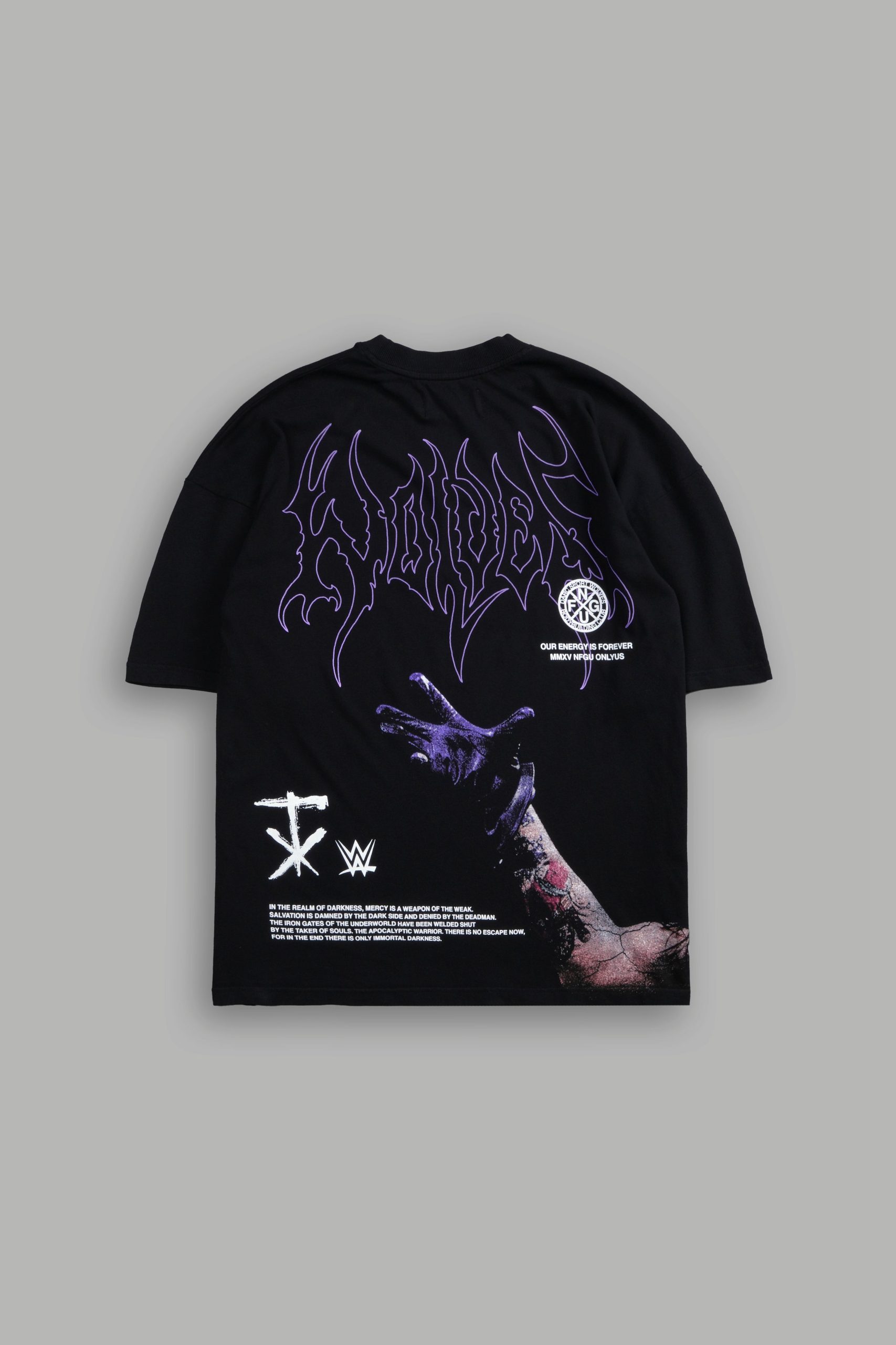 Risen Premium Oversized Tee in Black