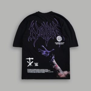 Risen Premium Oversized Tee in Black