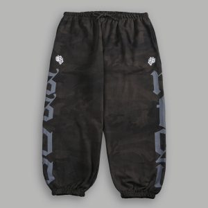 Our Mantra Lounger Sweat Pants in Black Vintage Woodland Camo