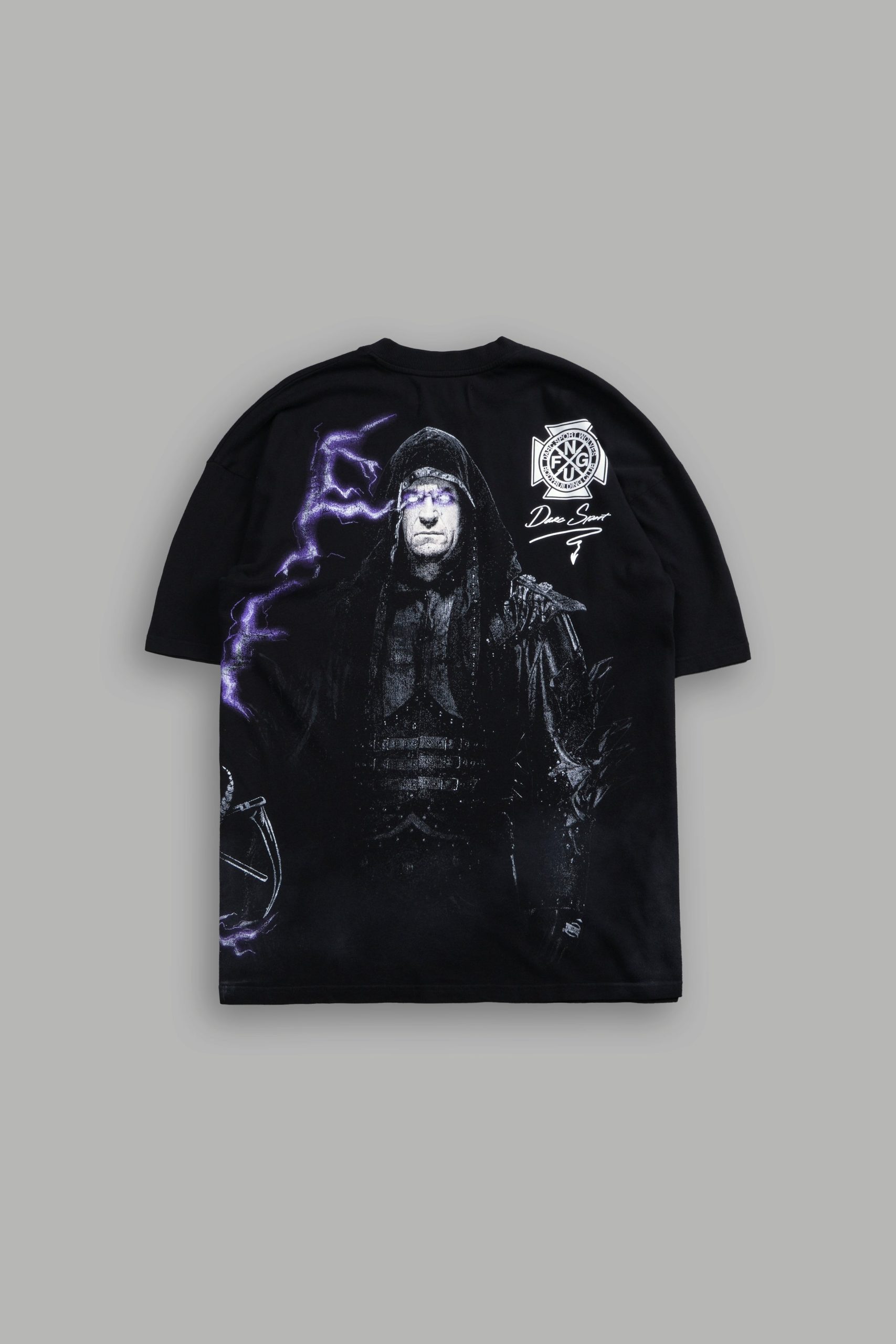 Snake Eyes Side By Side Series Oversized Tee in Black