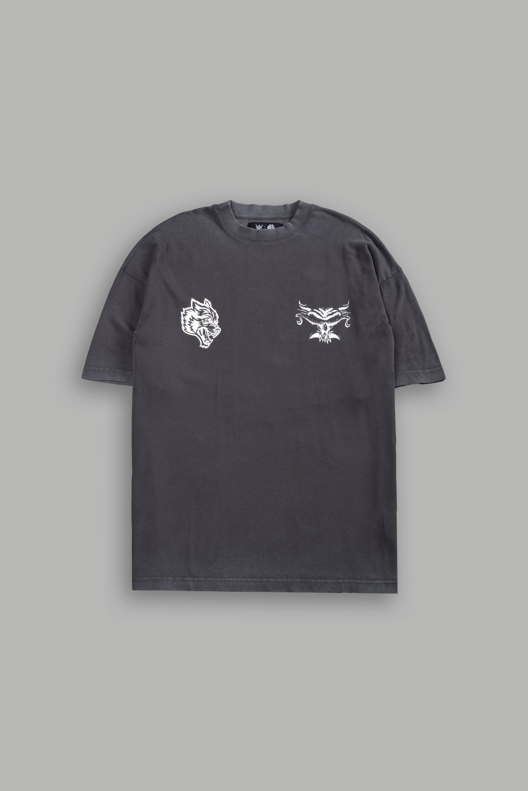Feed the Beast Premium Oversized Tee in Wolf Gray - Image 3