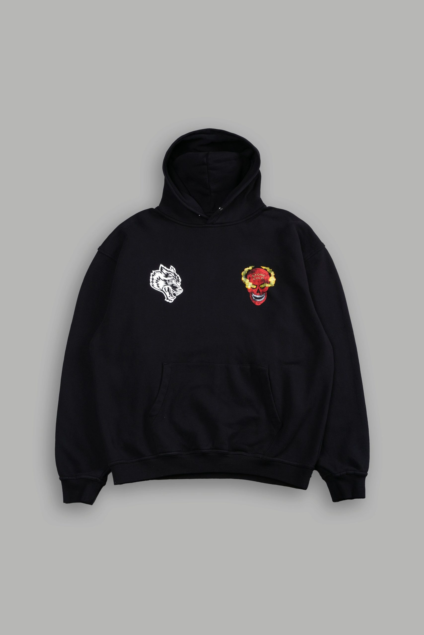 Stone Cold Pierce Hoodie in Black - Image 3