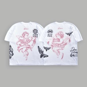 Valentine's Day Side-By-Side Tee Box Set in White