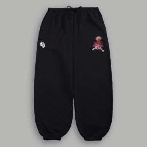 Heart Oath Unisex Lightweight Lounger Sweat Pants in Black