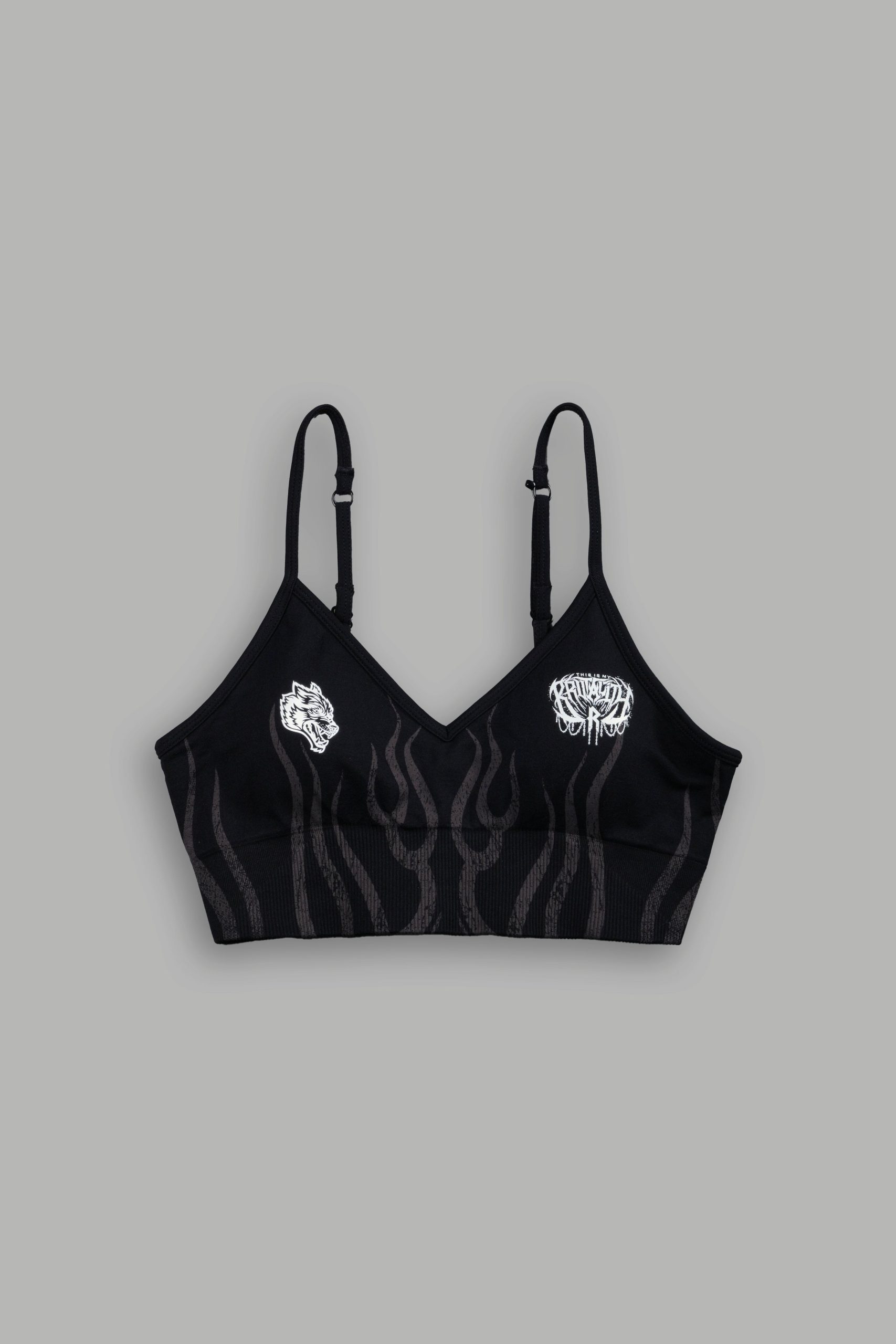 Hellfire Maya Soft Seamless Bra in Black - Image 7