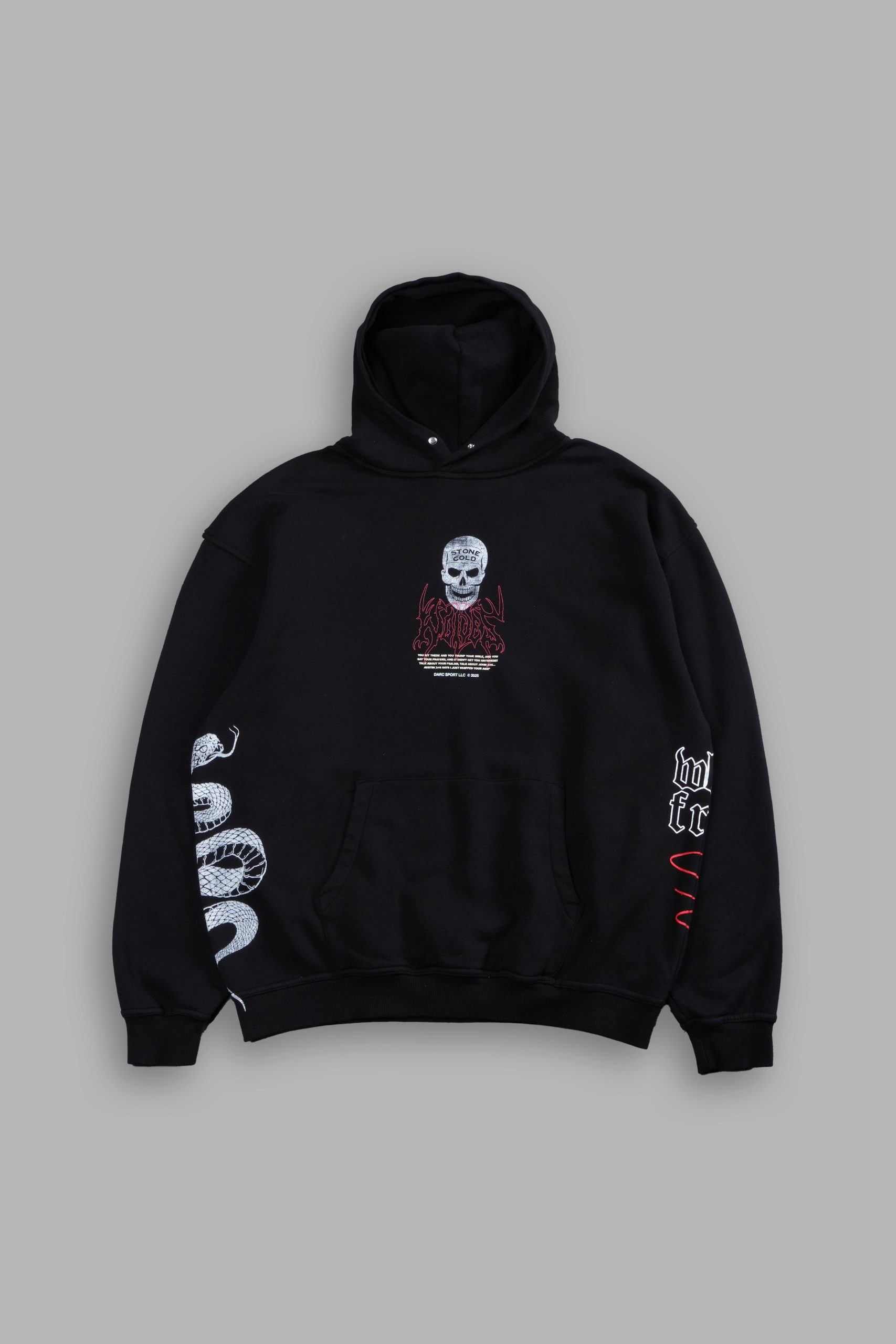 Austin 3:16 Pierce Hoodie in Black - Image 3