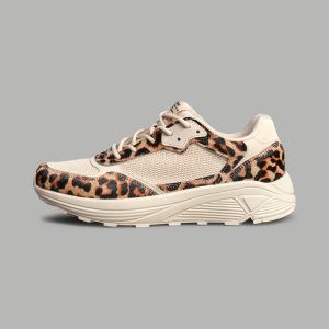 Run-1 Shoes in Clay Leopard/Cream