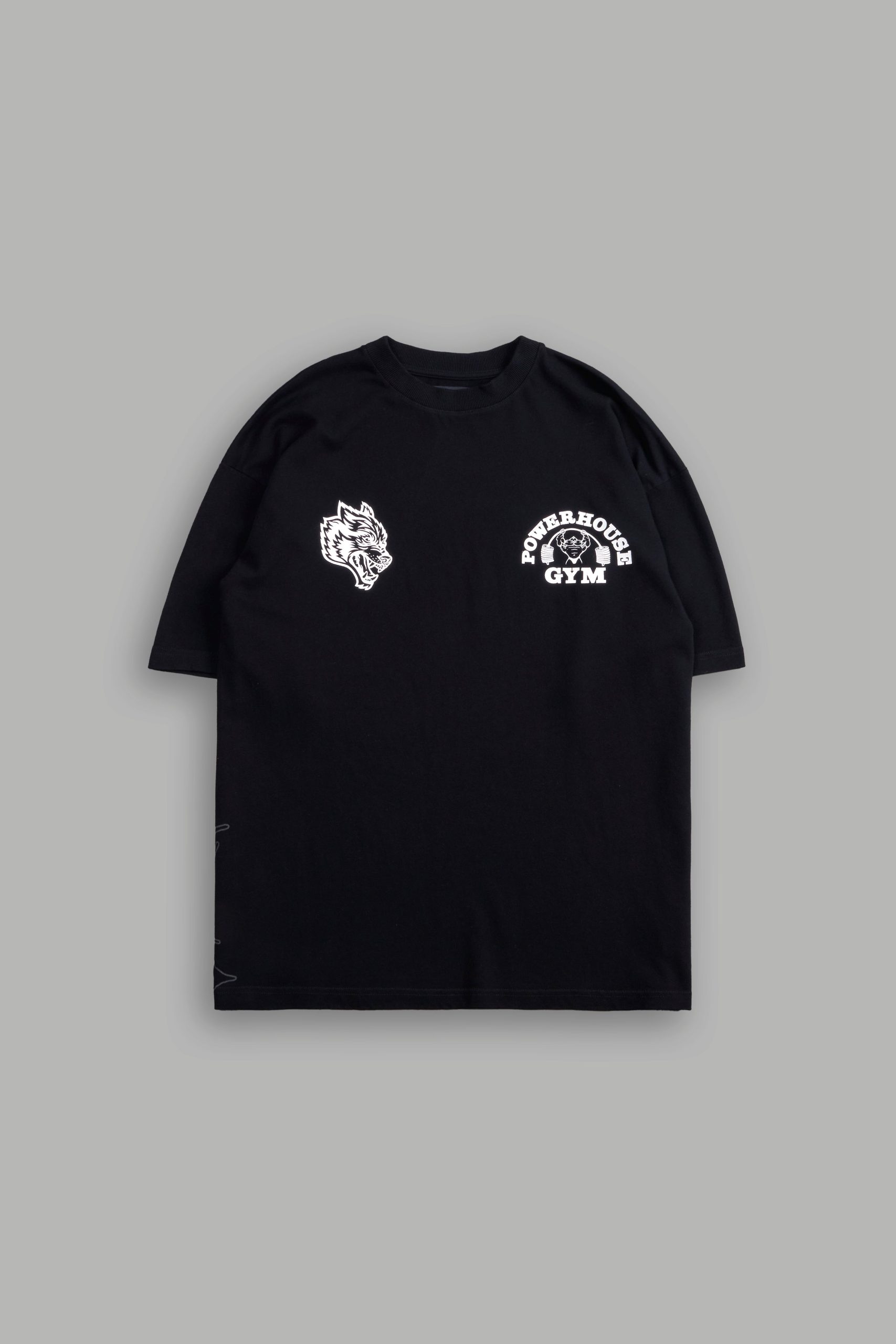 NFGU Powerhouse Premium Oversized Tee in Black - Image 3