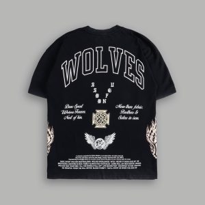 Our Lineage Premium Oversized Tee in Black