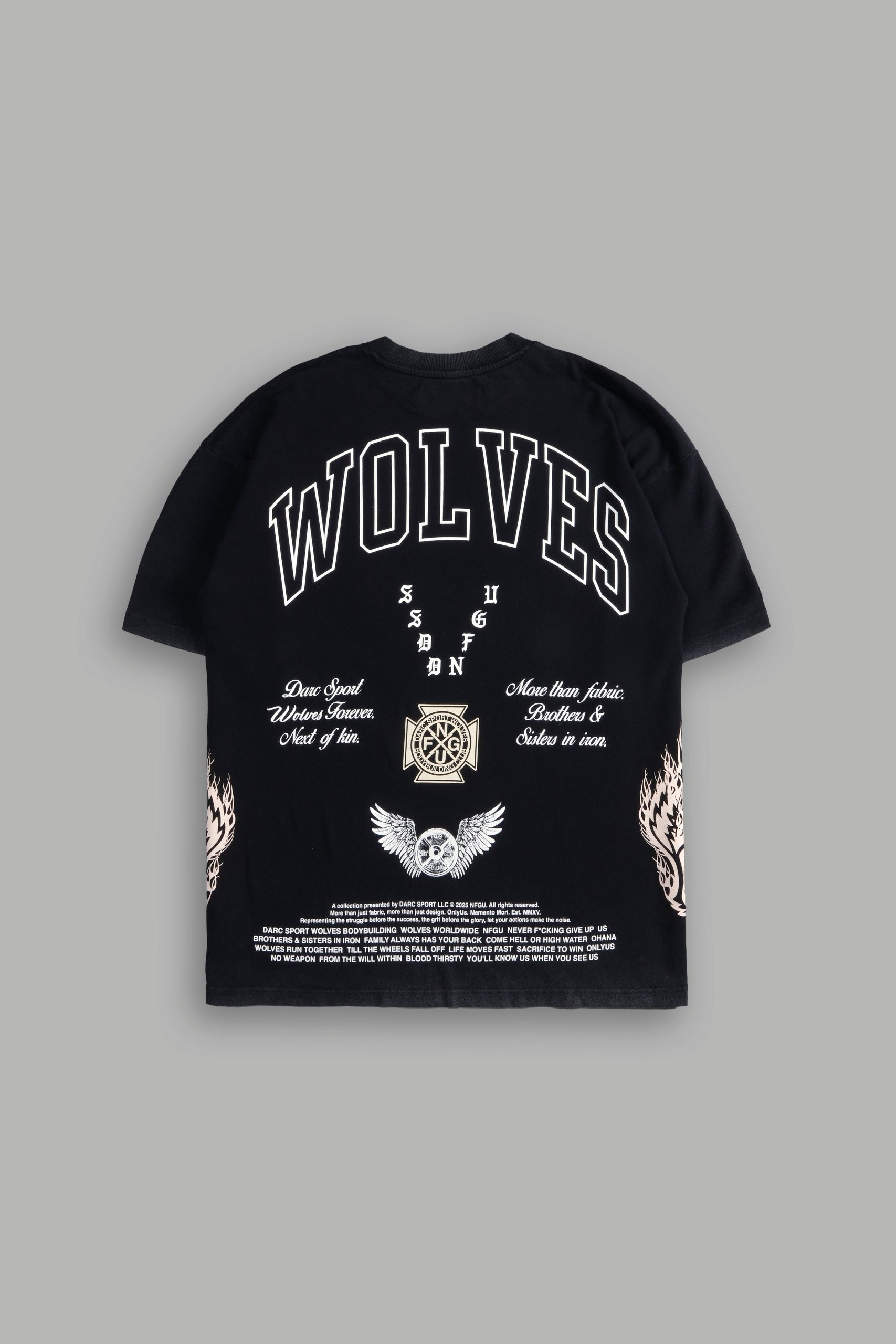 Our Lineage Premium Oversized Tee in Black