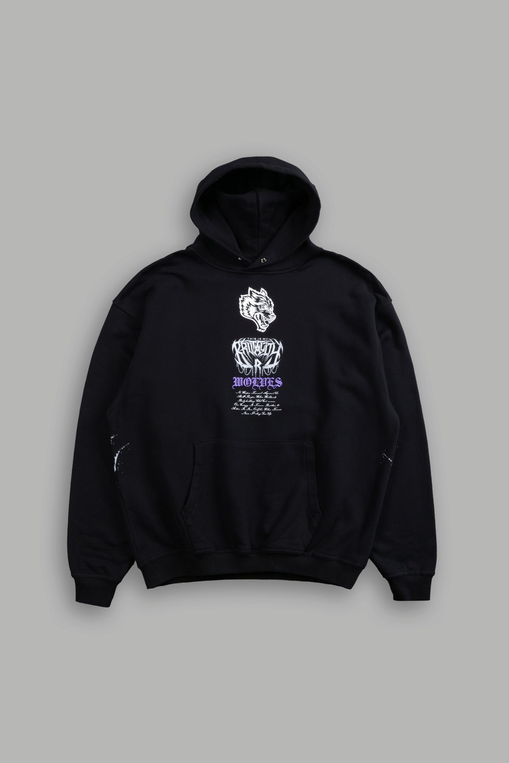 Brutality Pierce Hoodie in Black - Image 3