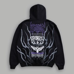 Brutality Pierce Hoodie in Black