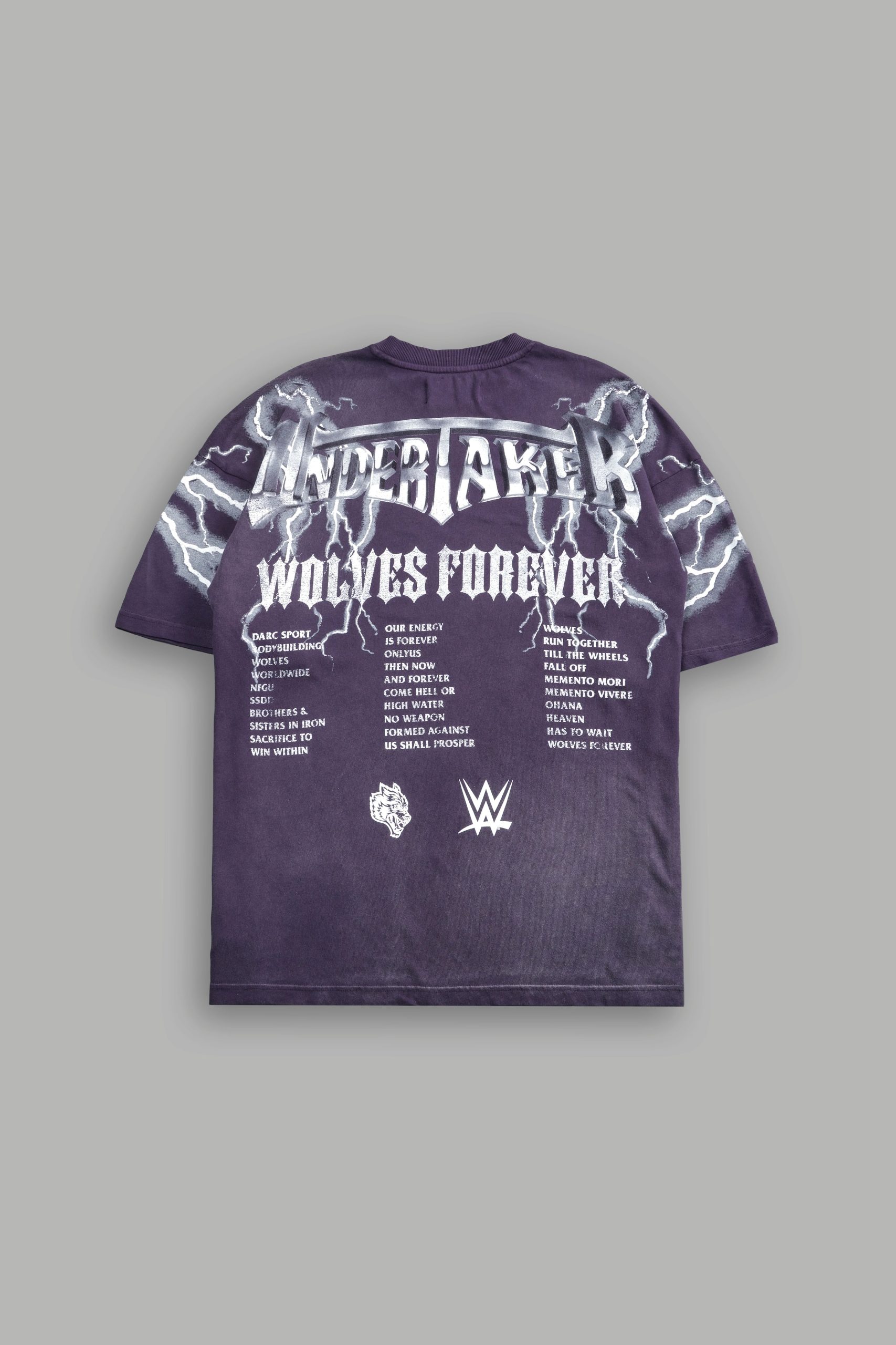 The Last Ride Premium Oversized Tee in Phantom Purple Sun Fade - Image 2