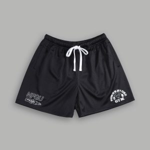 NFGU Powerhouse Mesh Shorts in Black