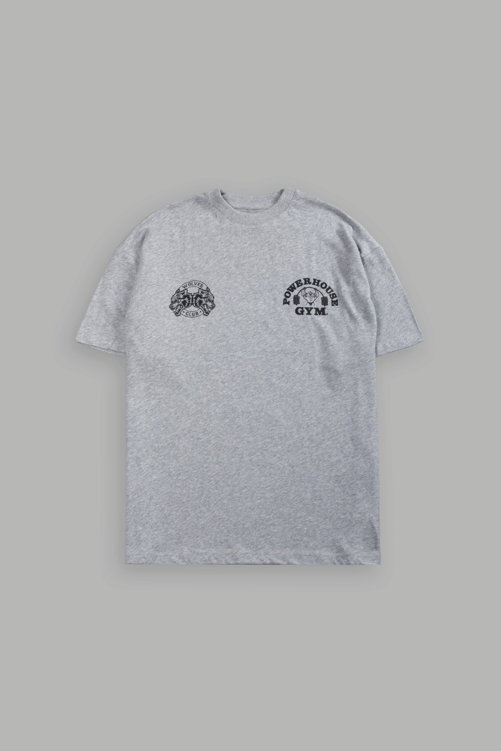 Powerhouse Hesh Premium Oversized Tee in Light Athletic Gray - Image 3