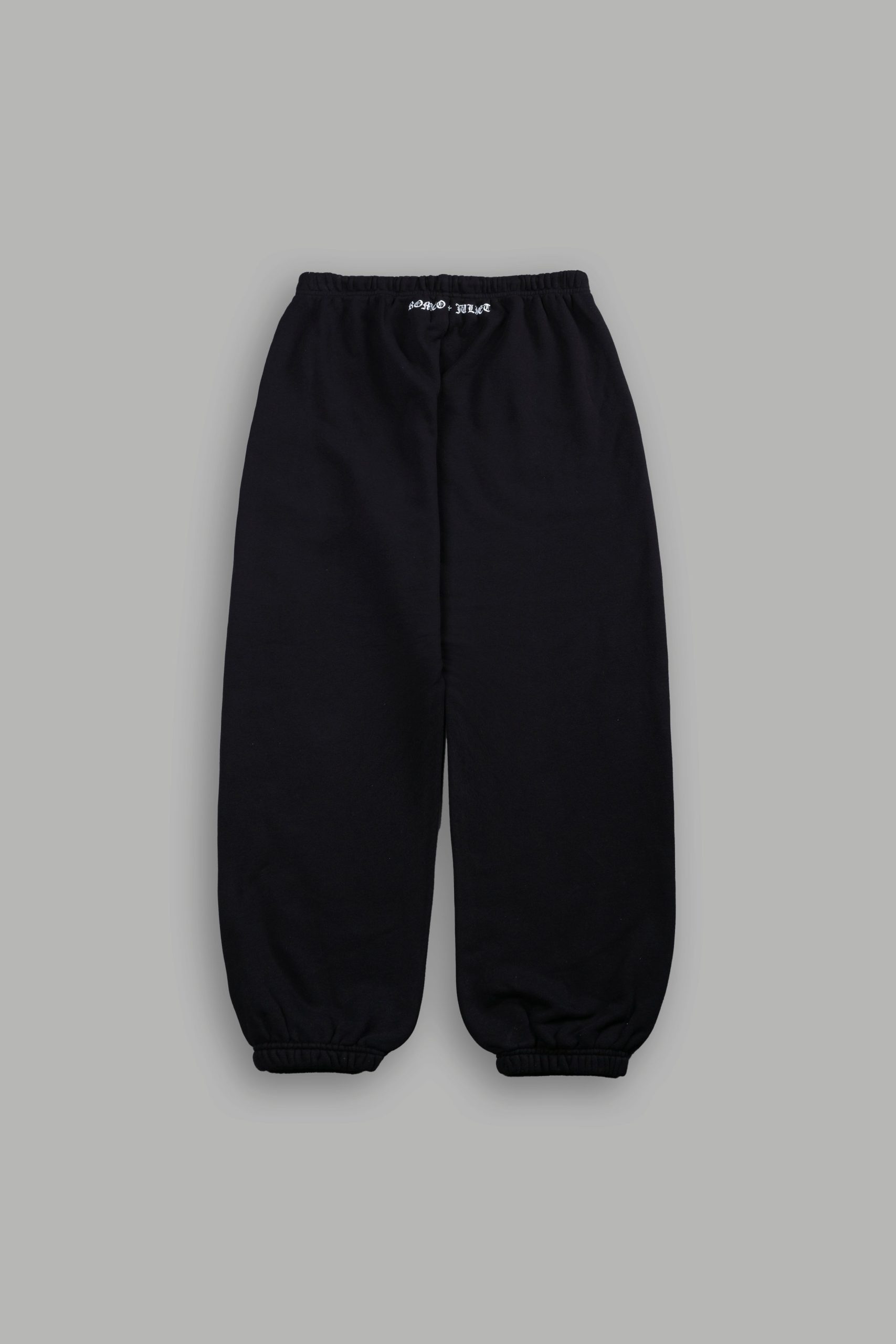 Heart Oath Unisex Lightweight Lounger Sweat Pants in Black - Image 3