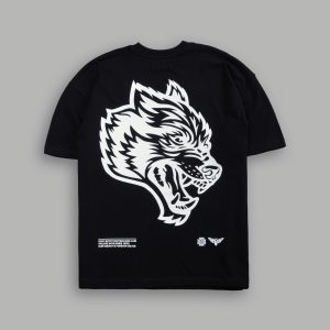 Respect Us Premium Oversized Tee in Black