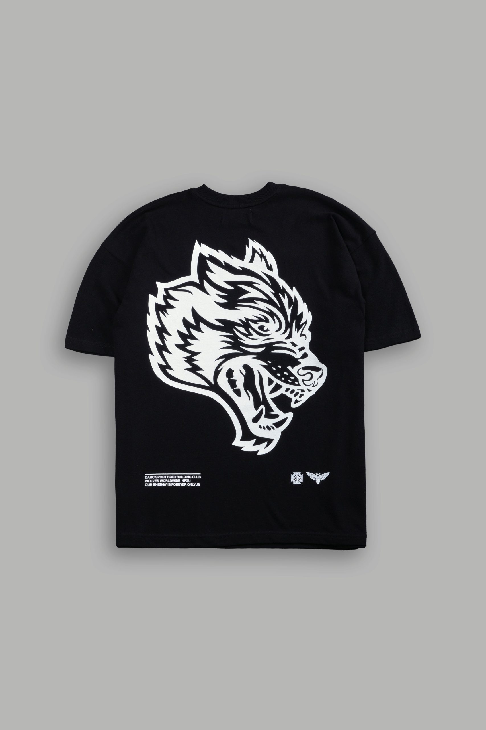 Respect Us Premium Oversized Tee in Black