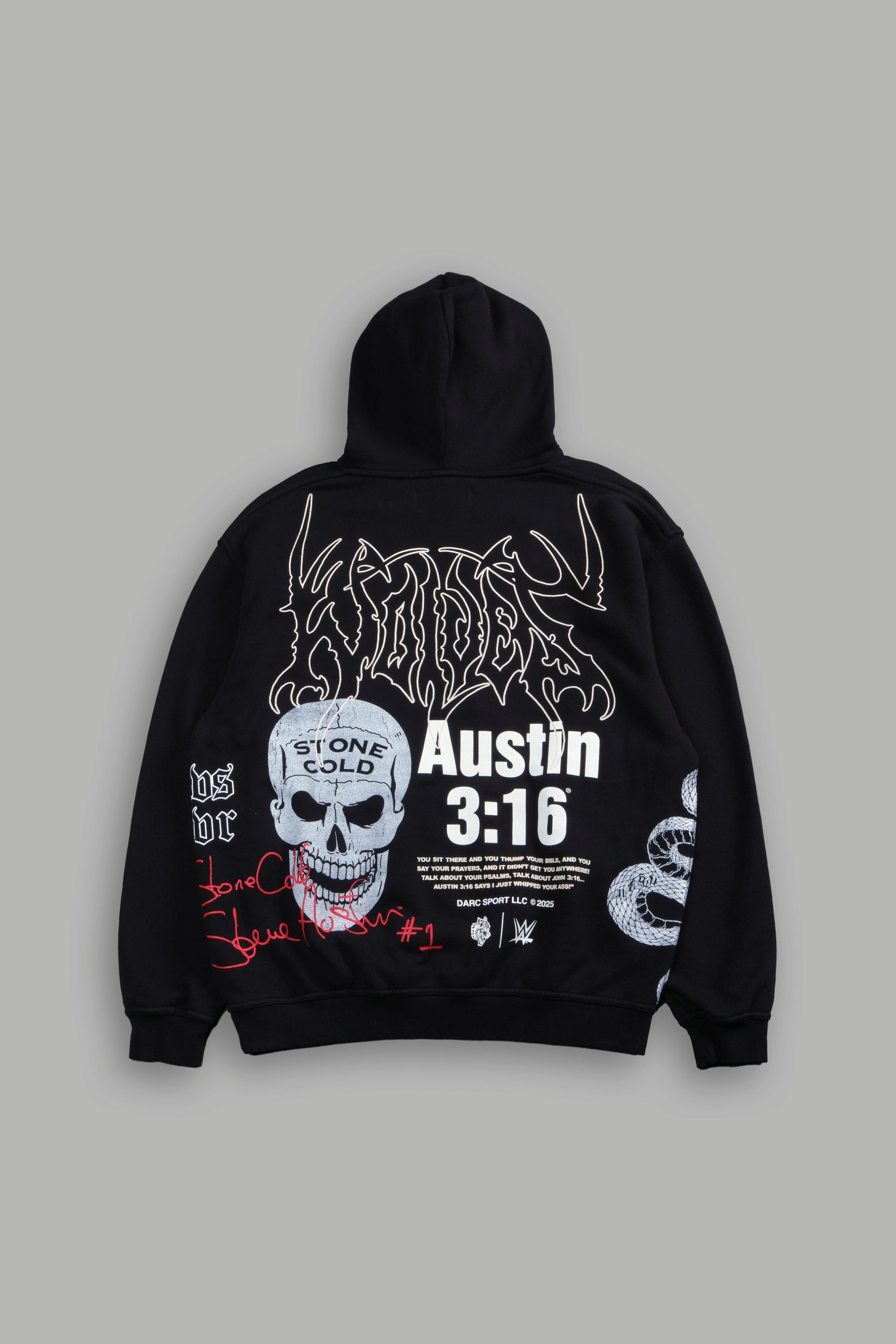 Austin 3:16 Pierce Hoodie in Black