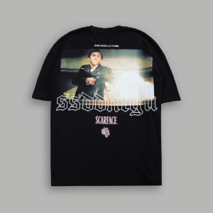No Mercy Premium Oversized Tee in Black