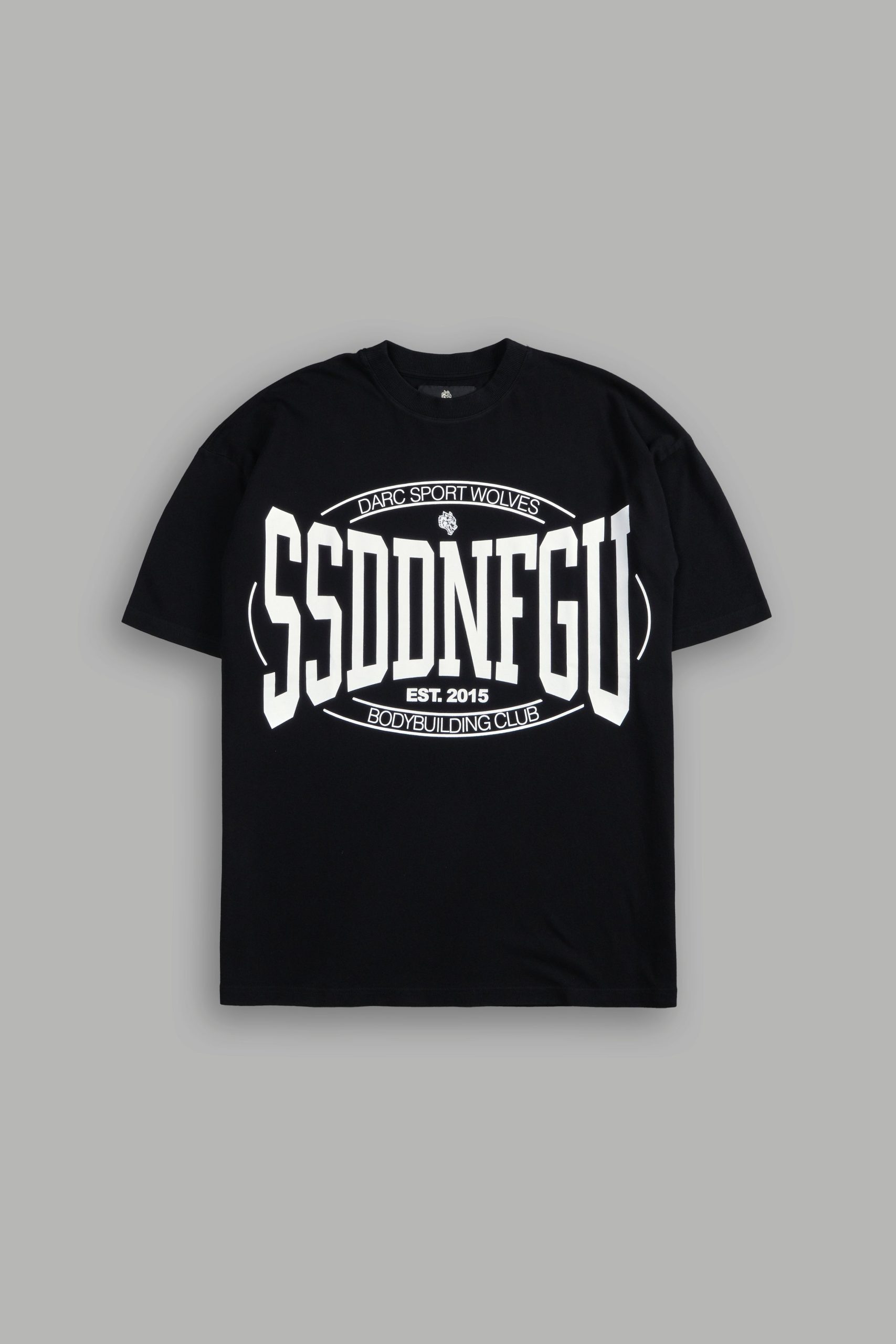 SSDDNFGU FRVR Premium Oversized Tee in Black