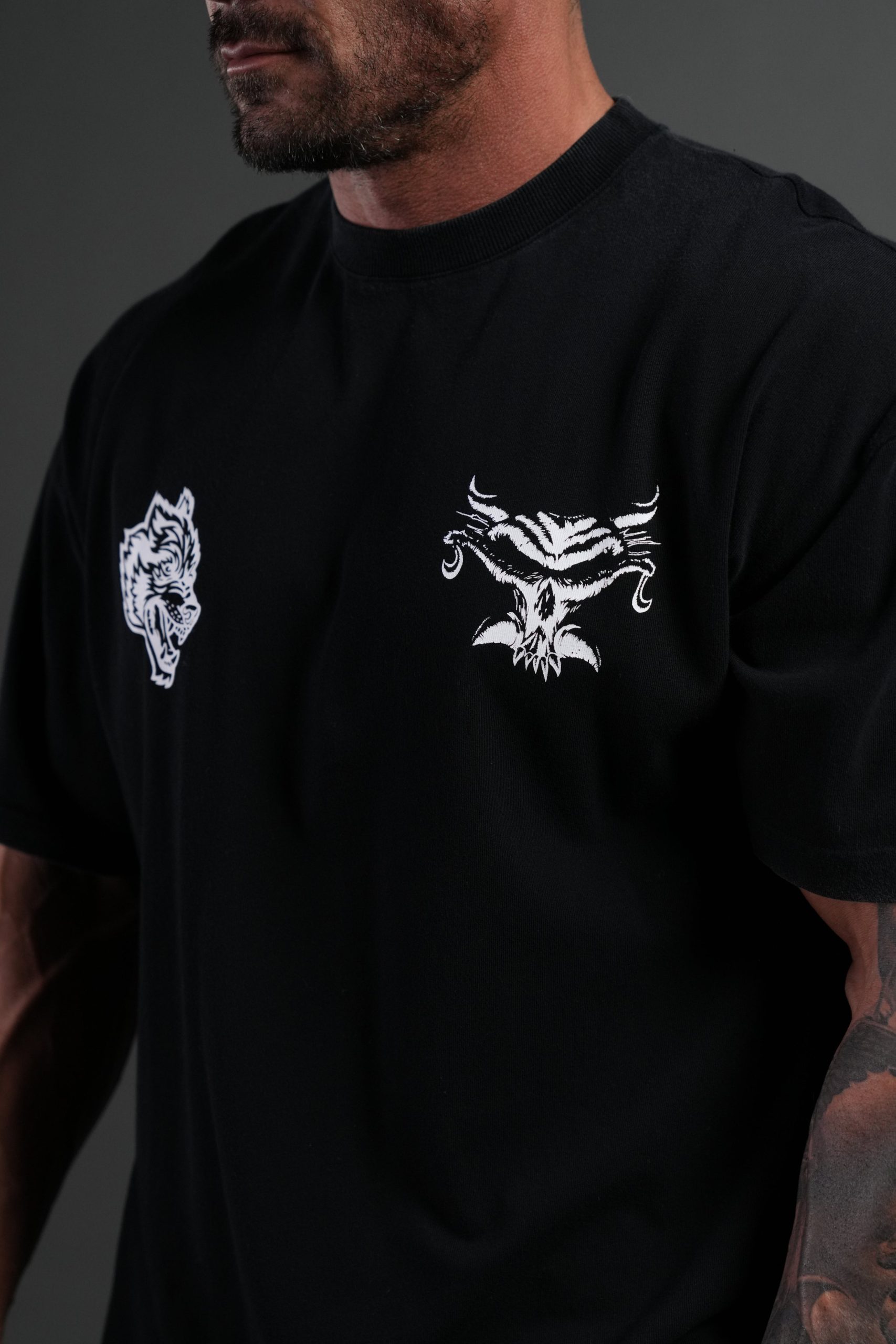 Feed the Beast Premium Oversized Tee in Black - Image 7