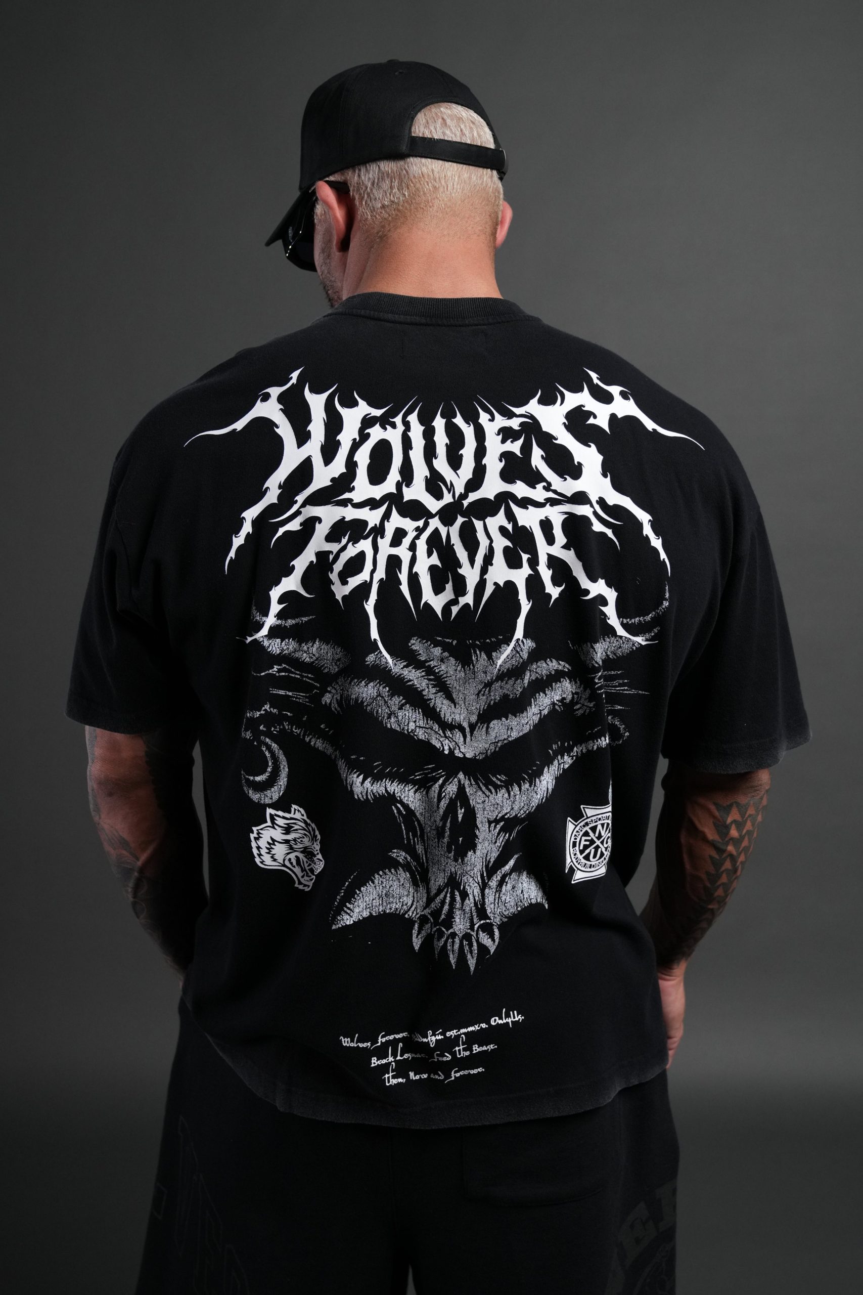 Feed the Beast Premium Oversized Tee in Black - Image 4