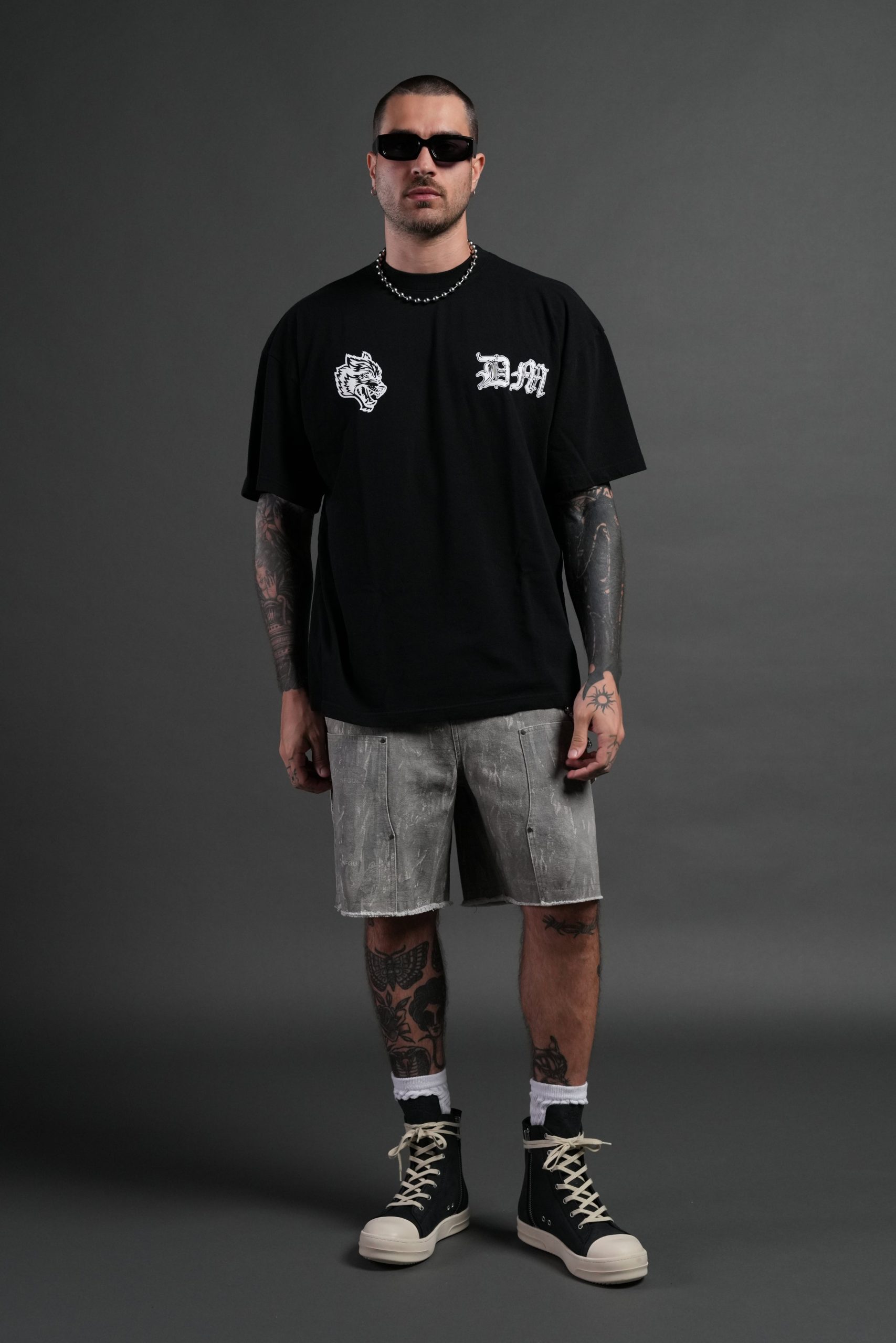 Darc Dom Premium Oversized Tee in Black - Image 5