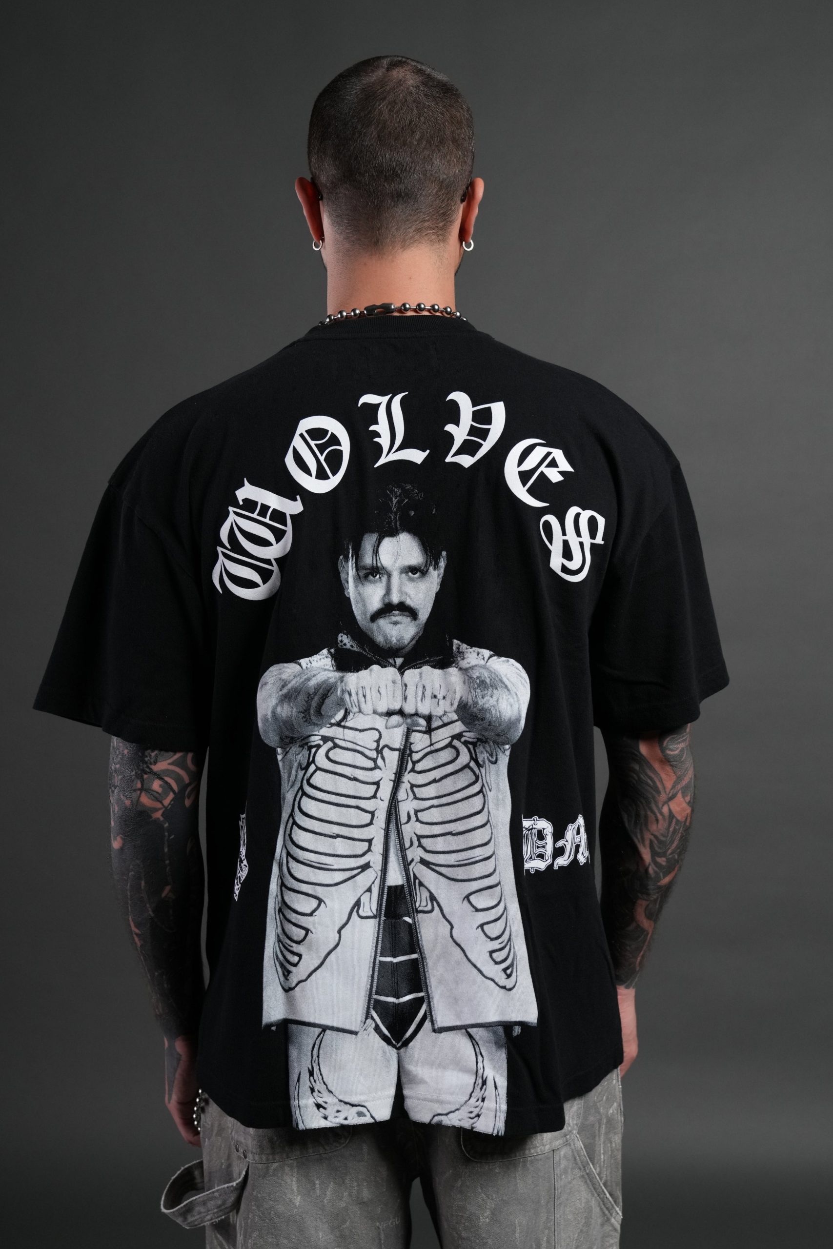 Darc Dom Premium Oversized Tee in Black - Image 4