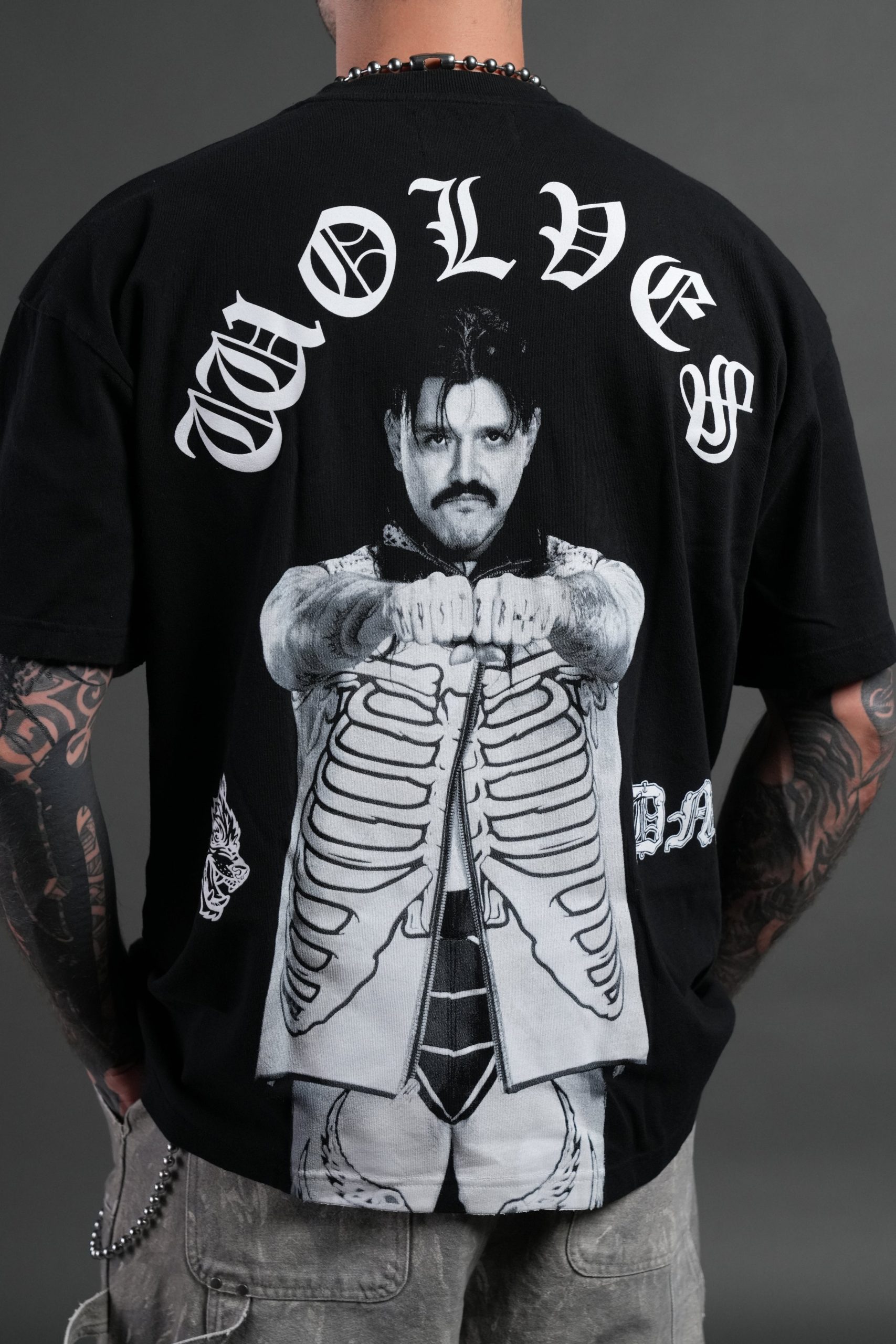 Darc Dom Premium Oversized Tee in Black - Image 8