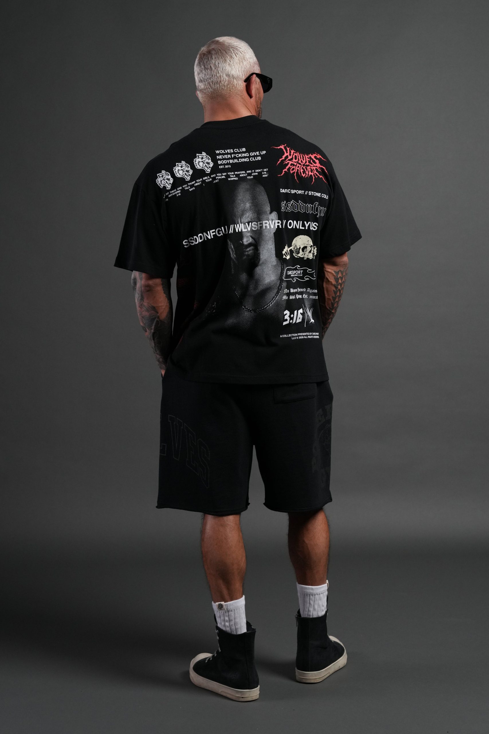 Stone Cold Law Premium Oversized Tee in Black - Image 6