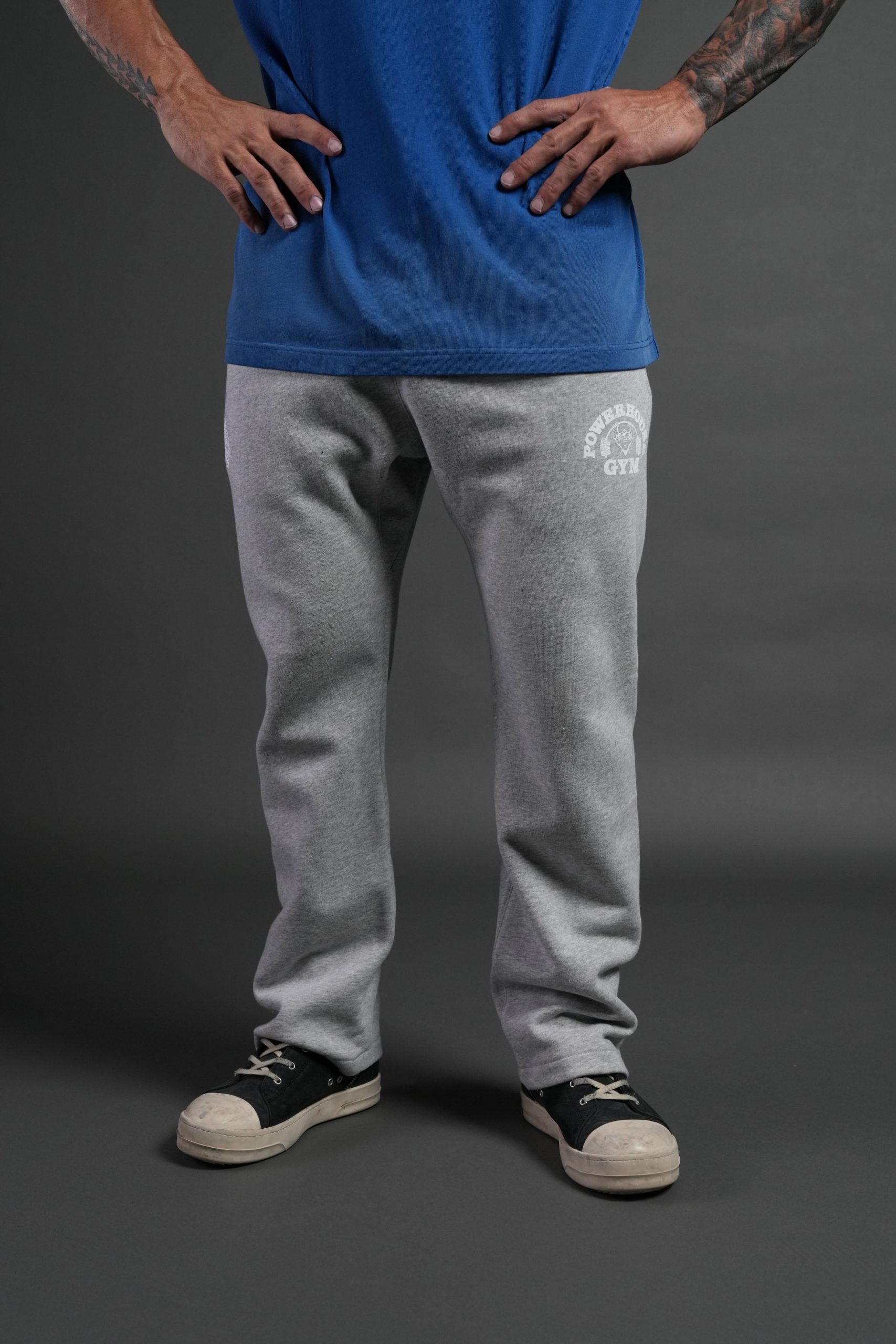 Powerhouse X Wolves Bigelow Sweat Pants in Light Athletic Gray - Image 2