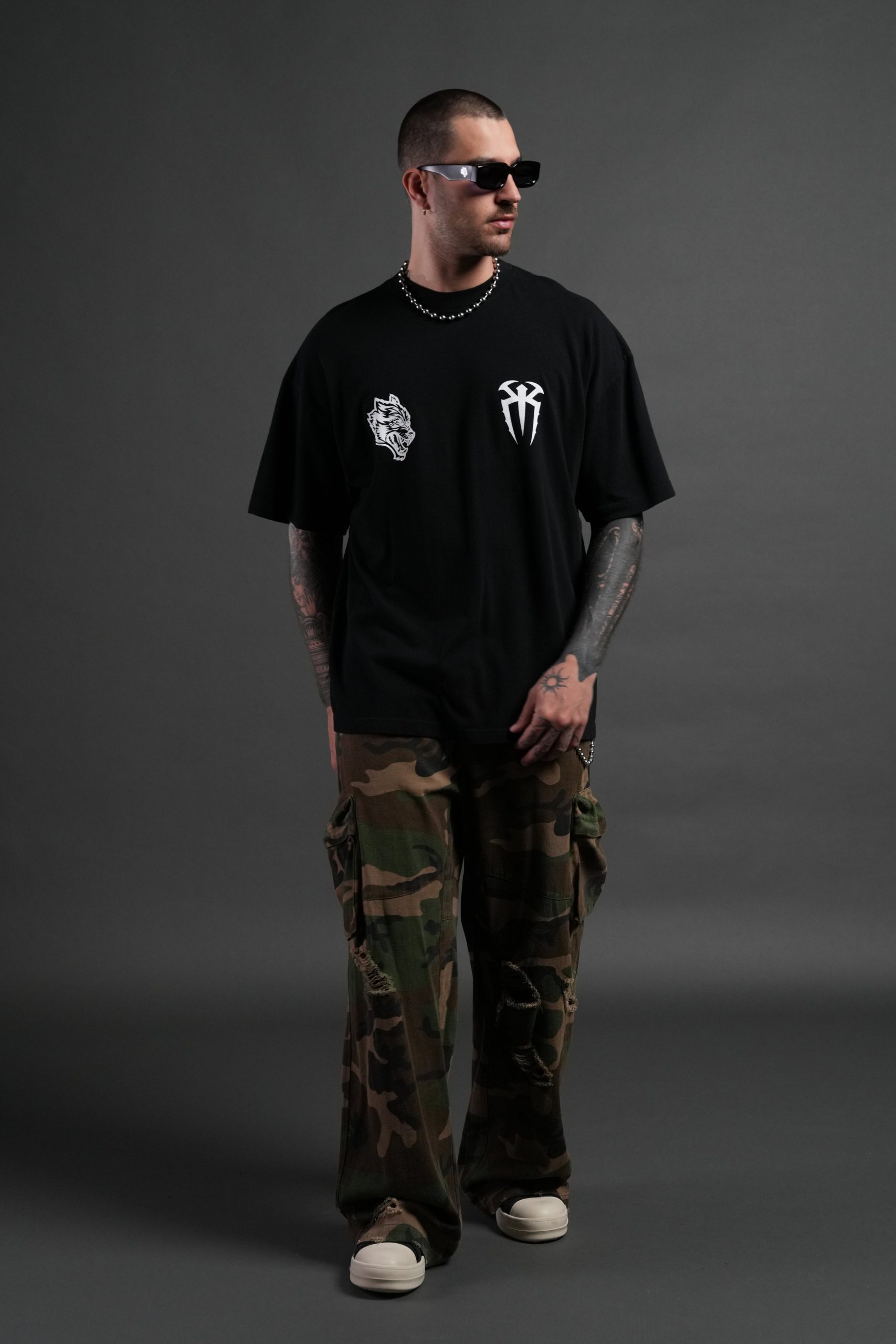 Darc Reigns Premium Oversized Tee in Black - Image 5