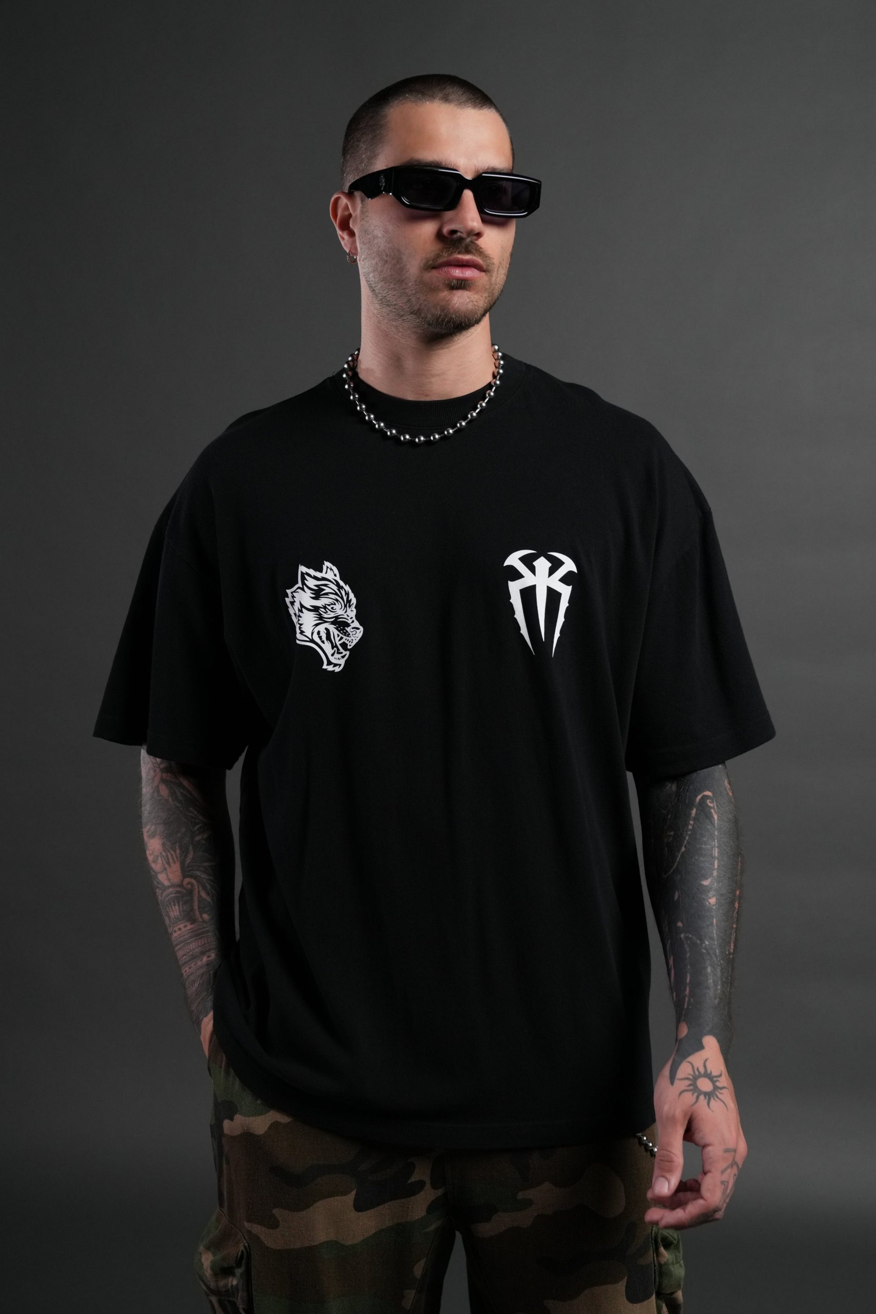 Darc Reigns Premium Oversized Tee in Black - Image 2