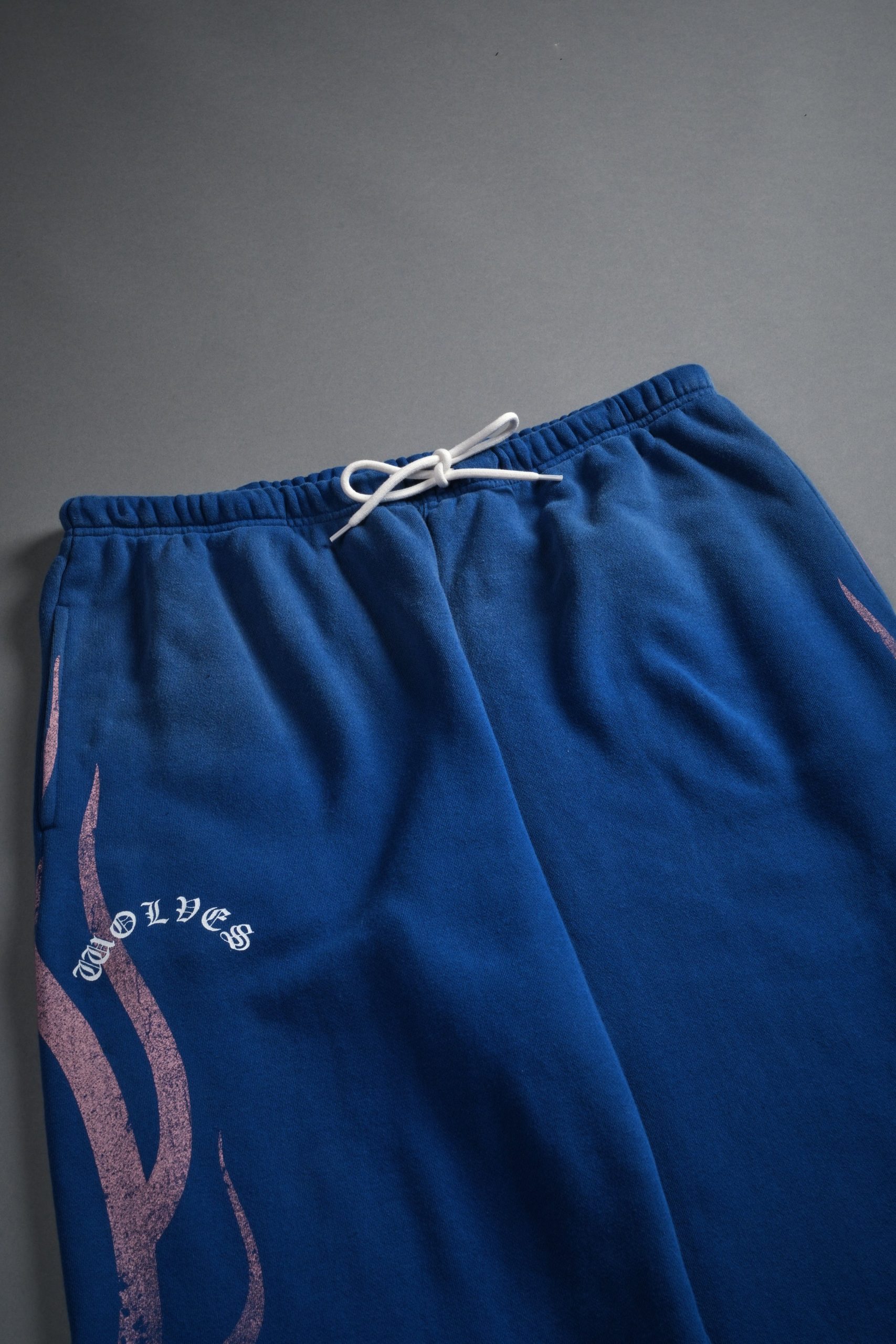 Powerhouse of the Cherub Unisex Lightweight Lounger Sweat Pants in Darc Cobalt Drift Wash - Image 15