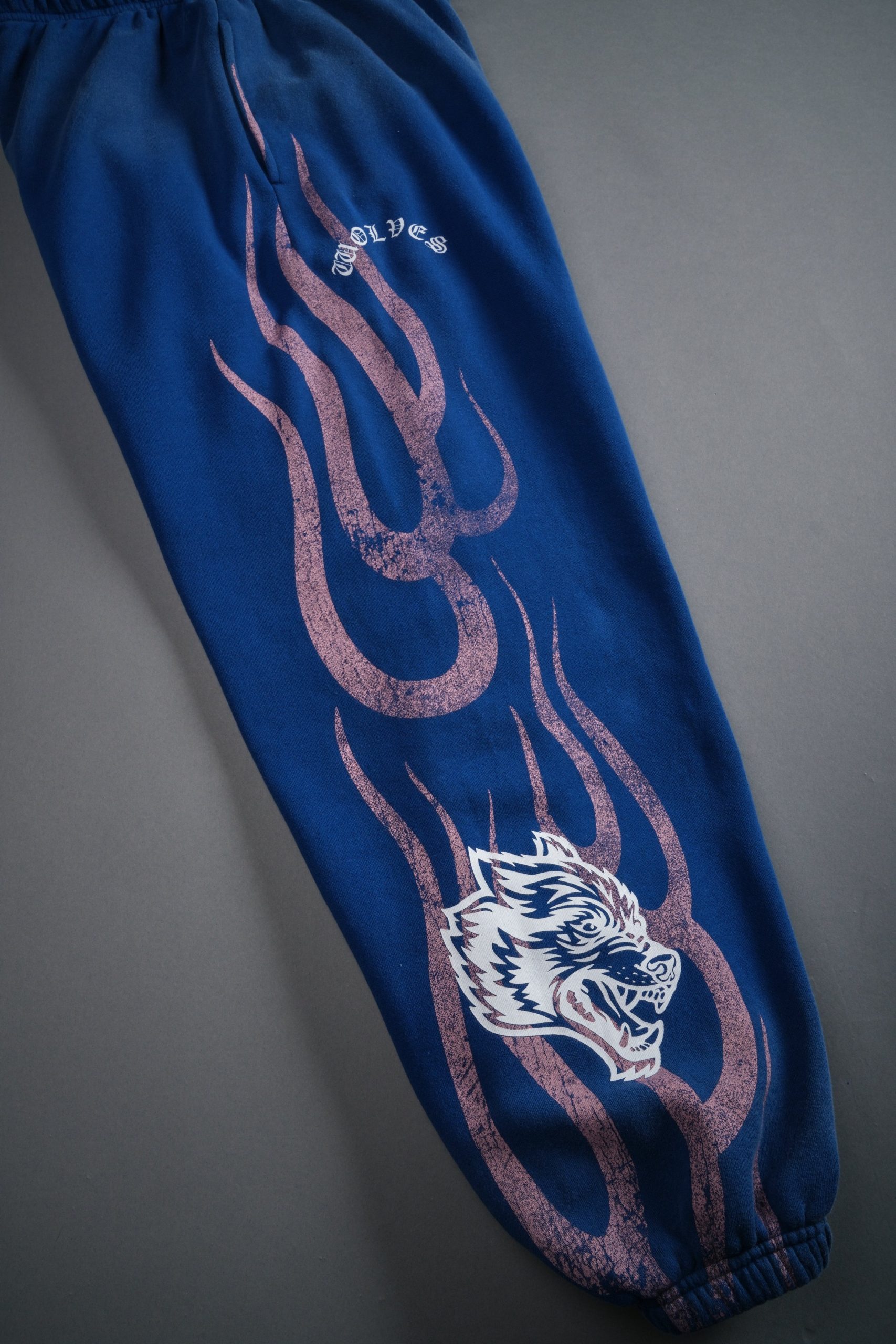 Powerhouse of the Cherub Unisex Lightweight Lounger Sweat Pants in Darc Cobalt Drift Wash - Image 16