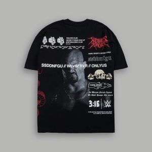 Stone Cold Law Premium Oversized Tee in Black