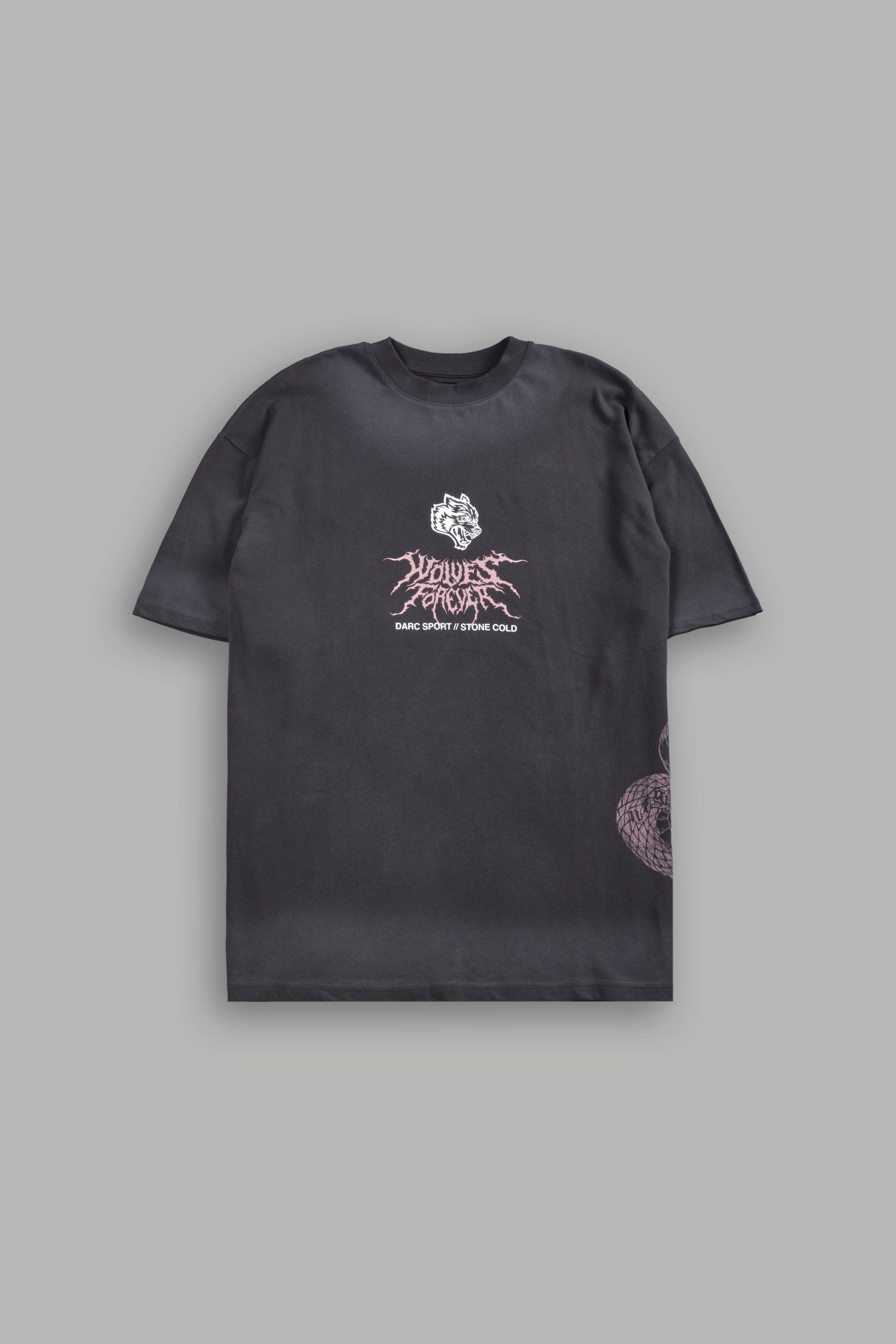 Stone Cold Law Premium Oversized Tee in Wolf Gray Drift Wash - Image 3