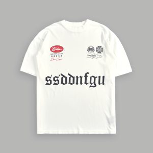 Us Forever Premium Oversized Tee in Cream