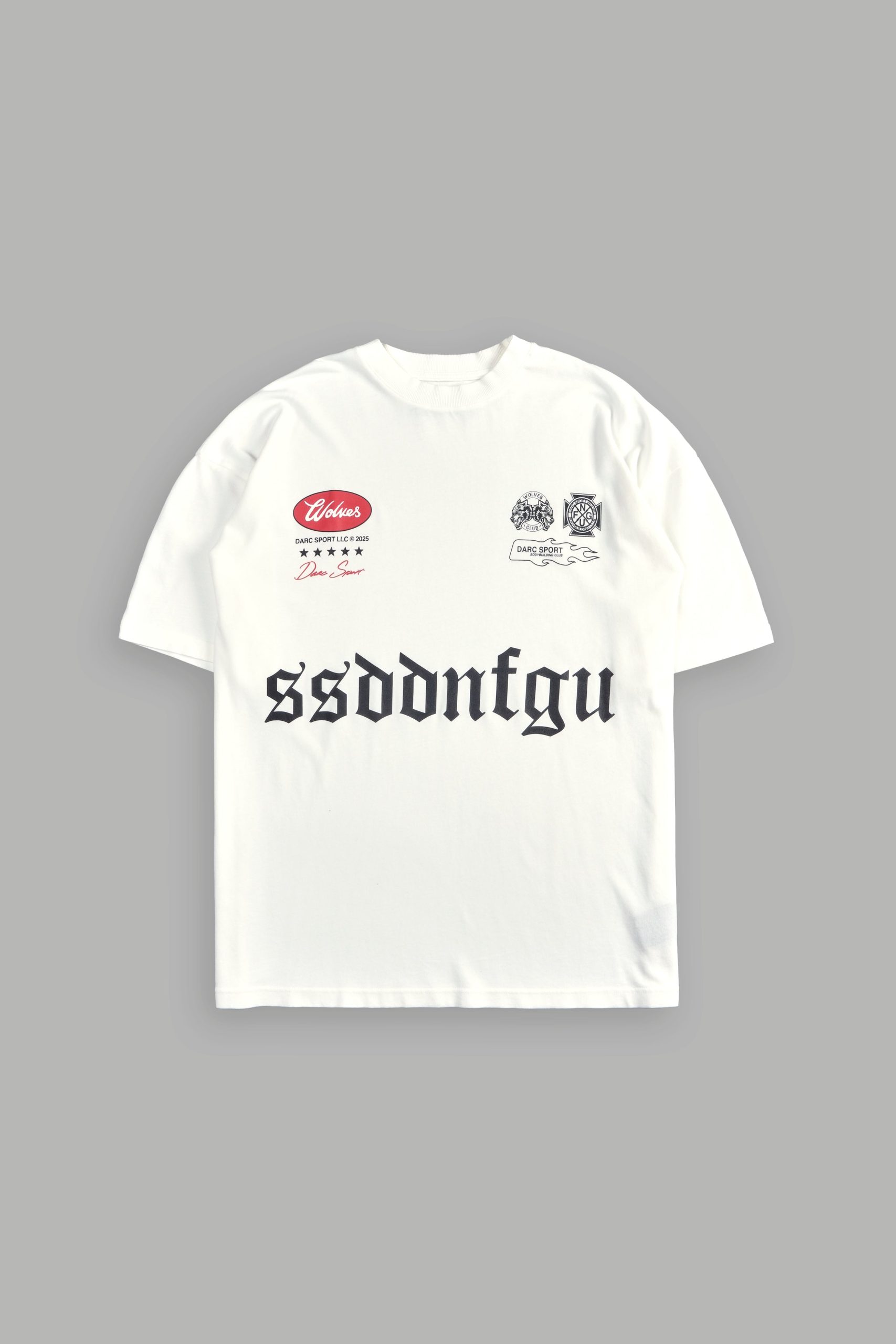 Us Forever Premium Oversized Tee in Cream