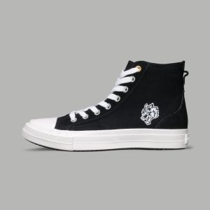 Wolves Forever Sueded Walk 1-DIOS High Top Shoe in Black