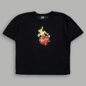 Wolf Heart of Thorns Timeless Tee in Black