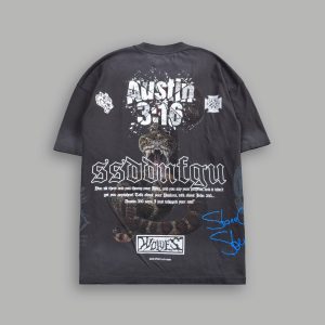 Raise Hell Premium Oversized Tee in Wolf Gray Drift Wash