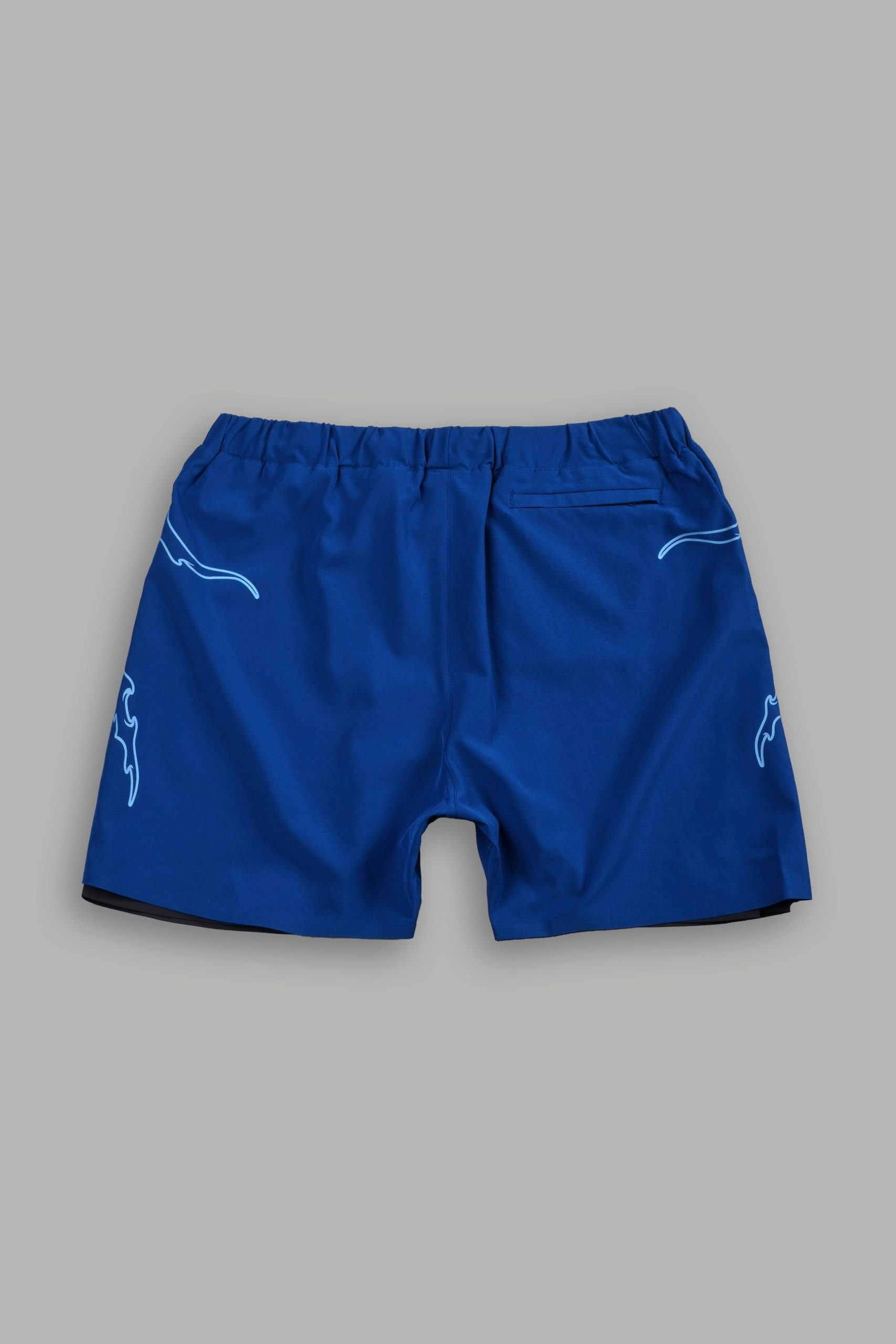 WLVS NFGU Compression Shorts in Darc Cobalt - Image 3