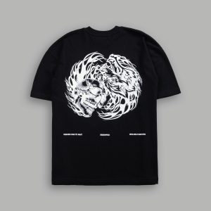 Live Or Die NFGU Premium Oversized Tee in Black